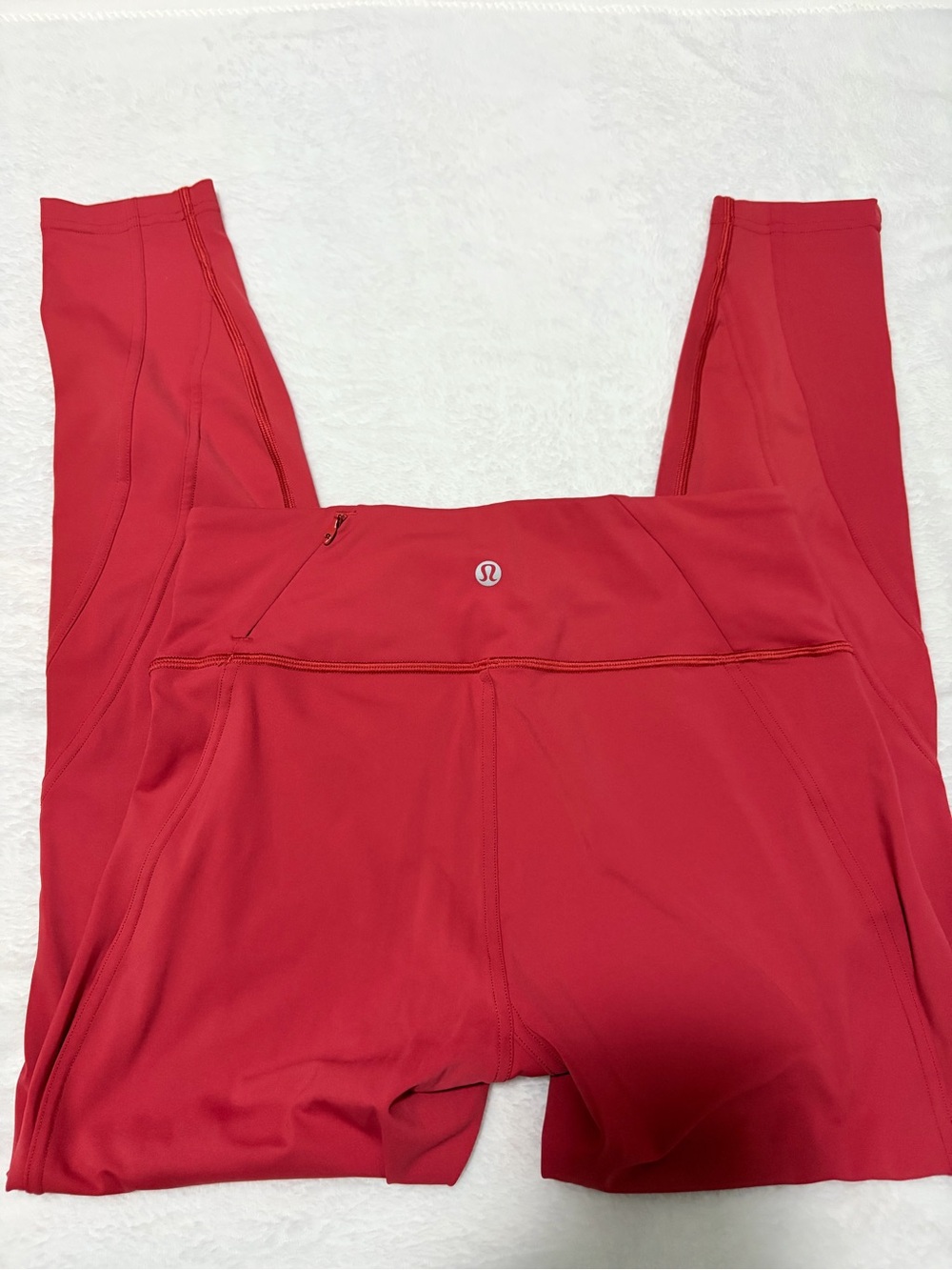 lululemon athletica Women's Red High-Rise Leggings with Logo